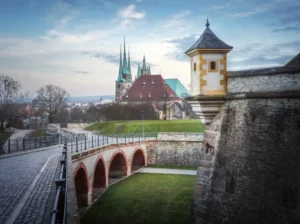 St.-Severus-Kirche (Severikirche) und Petersberg-Zitadelle - Erfurt, Thüringen