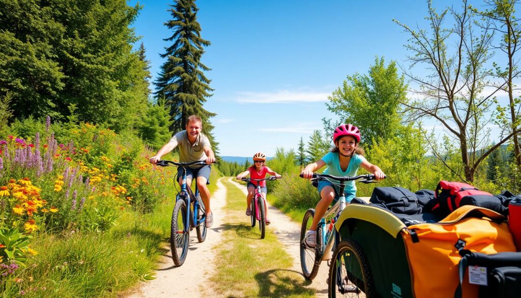 Fahrradtour mit Kindern