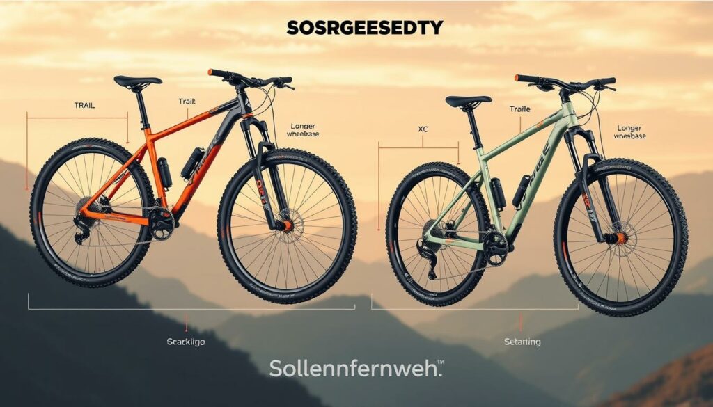 Mountainbike-Geometrie