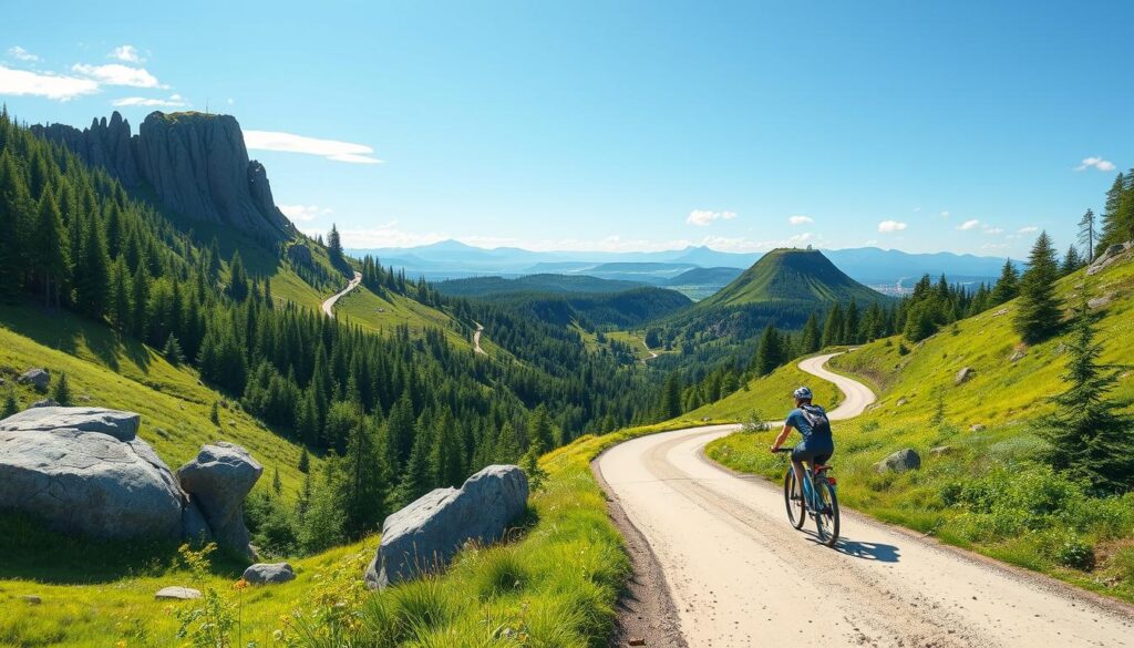 Radweg in der Vulkaneifel