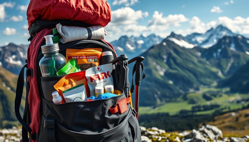 Wanderausrüstung für Alpenüberquerung