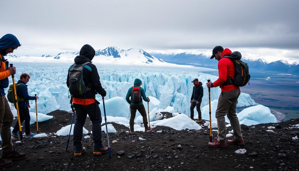 Gletscherwanderung in Island Vorbereitung